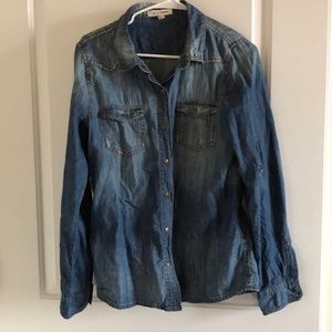 Jean Button Down - Forever 21